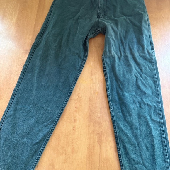 Stefano Green Denim Jeans 36X34 Straight Leg - Picture 1 of 14